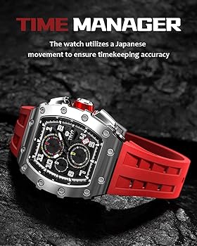 Amazon.com: Tsar Bomba Luxury Men's Waterproof Watch 50 m Barrel